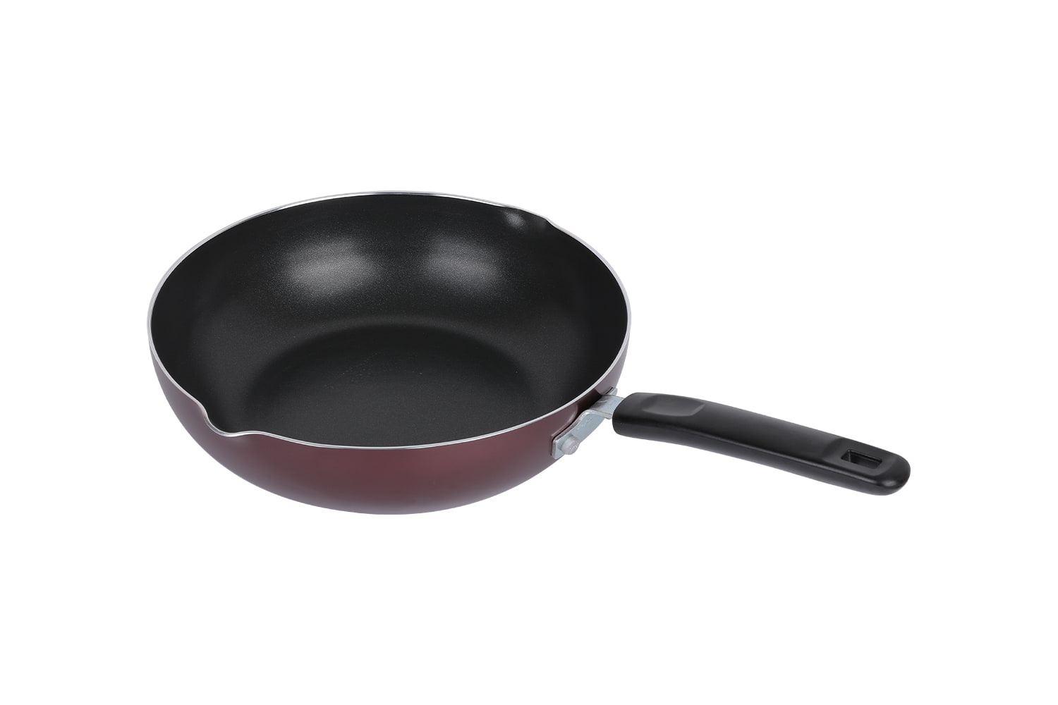 CLB2821D Wok-با درب شیشه ای 28 wok, Flaming Wok, Wok نچسب